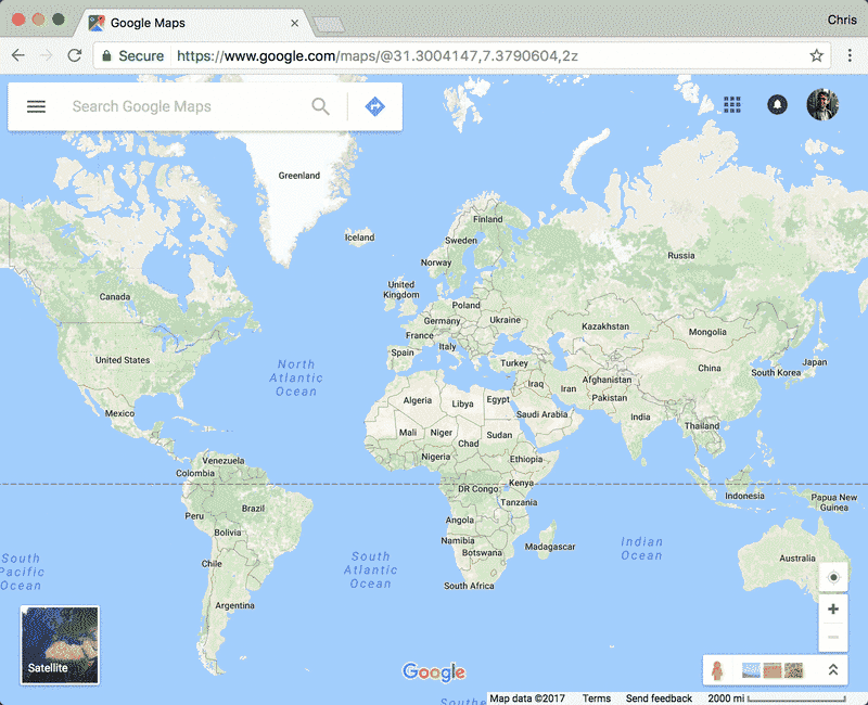 O maps. Карты Google.