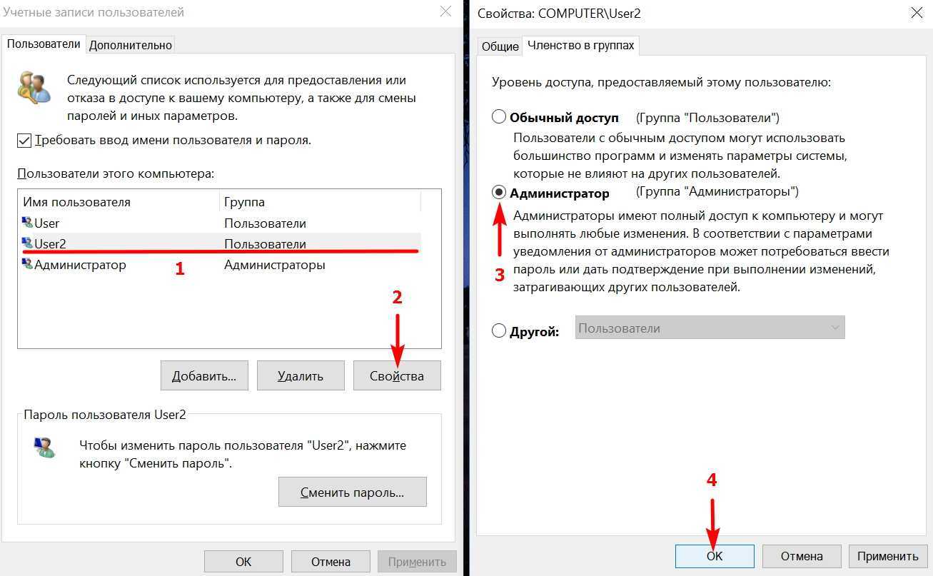 Другом пароль. Учетная запись в локальной сети. Доступ пользователей админ. Свойства учетной записи пользователя. Как создать пользователя с правами администратора.
