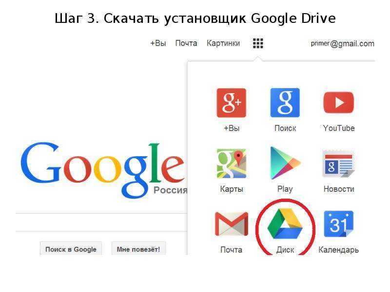 Сервисы google